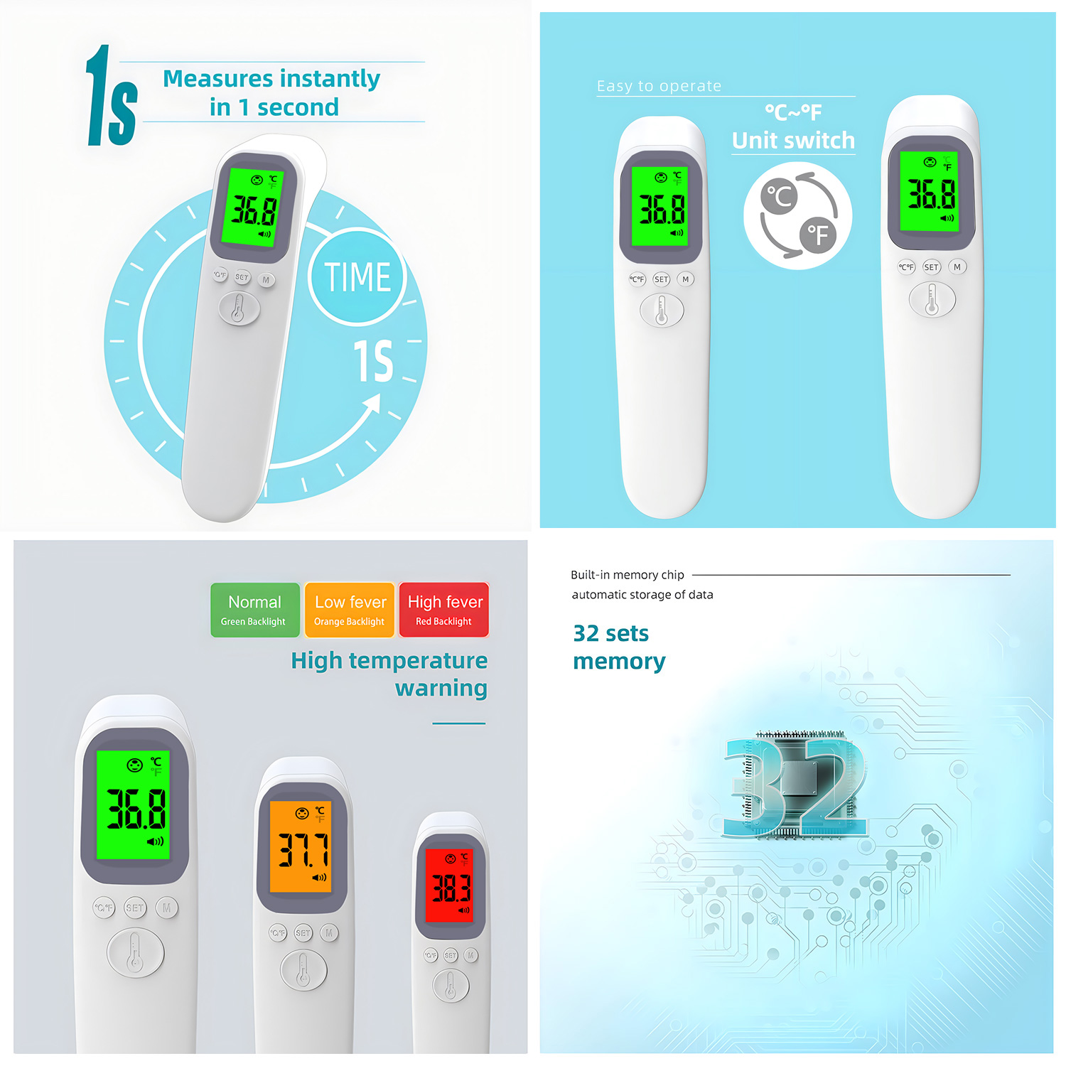 Digital Infrared Fever Thermom - Pulse Oximeter recension och pris