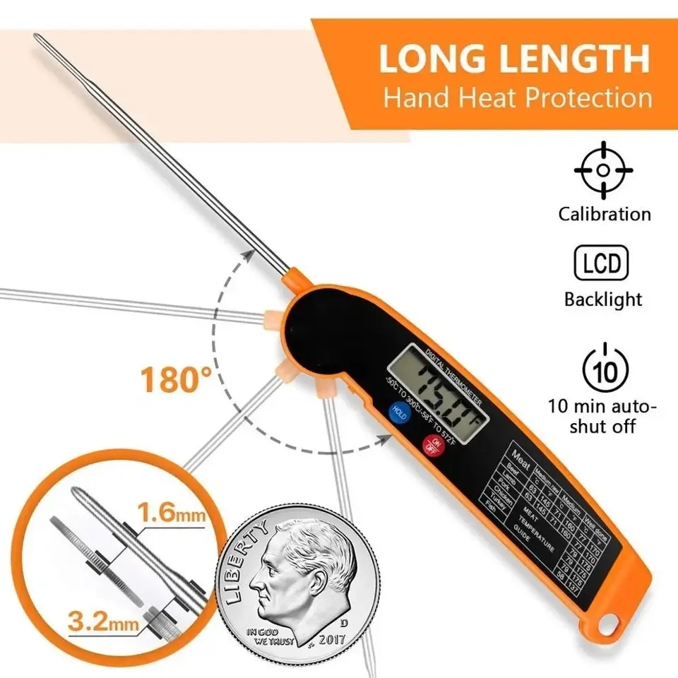 1Pc Digital Kitchen Food Therm - Thermometer Digital recension och pris