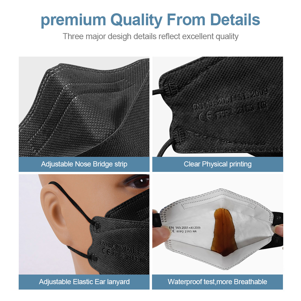 Adult Fish Shape Certified KN9 - Surgical Mask recension och pris
